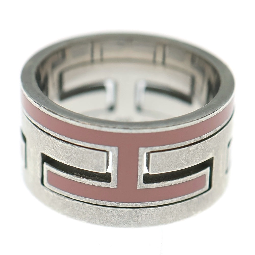 HERMES(エルメス) ムーブアッシュ リング シルバー×ピンク 925