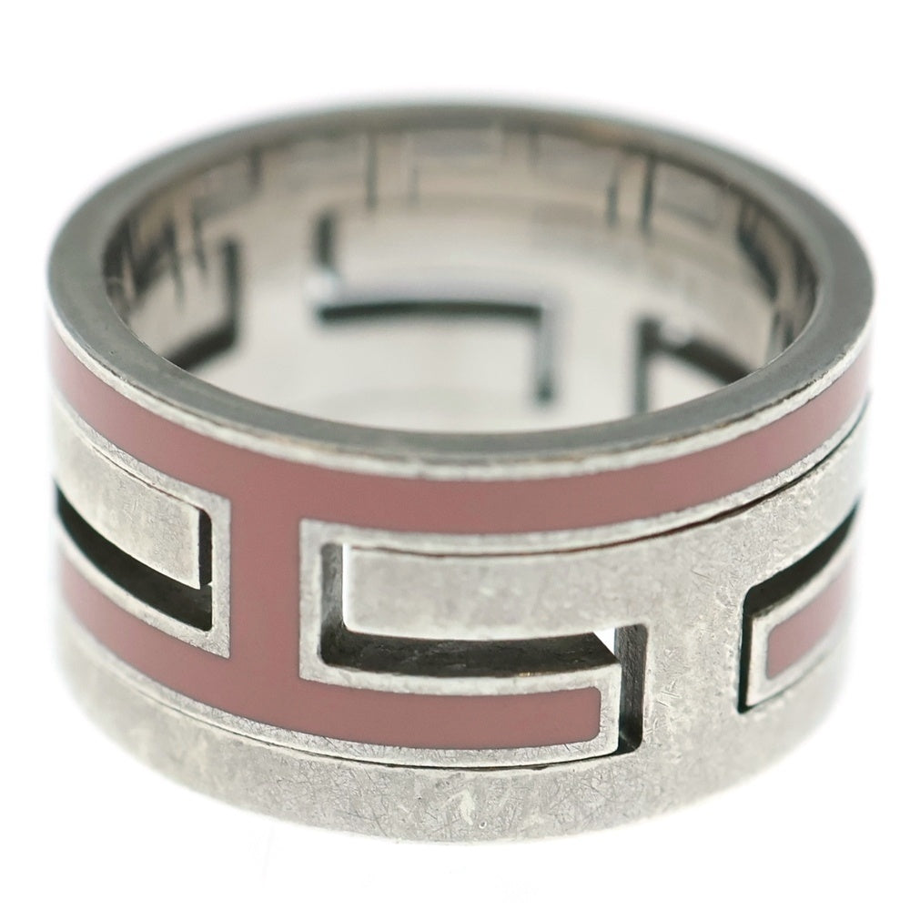 HERMES(エルメス) ムーブアッシュ リング シルバー×ピンク 925