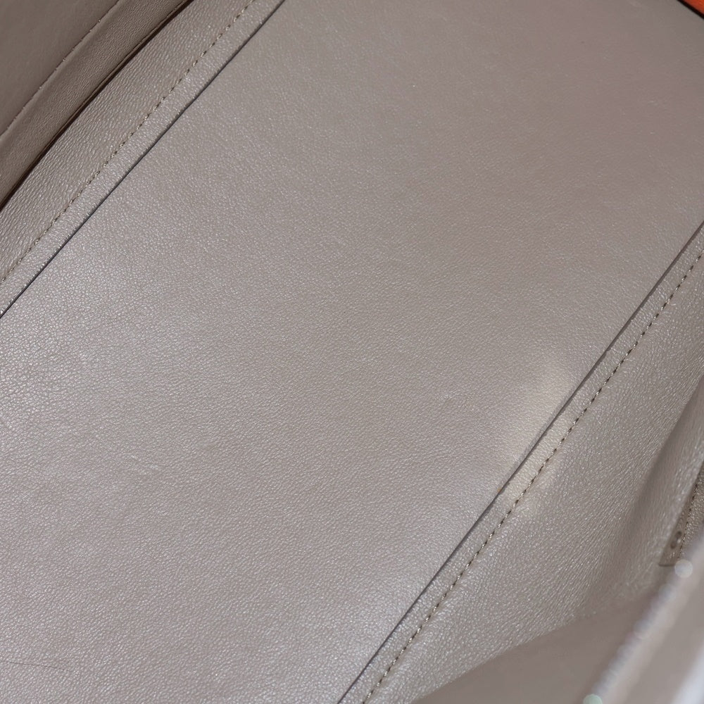 CELINE(セリーヌ) トラペーズ ミディアム レザー 2WAY ハンド ショルダーバッグ シルバー金具 ブラック/ベージュ