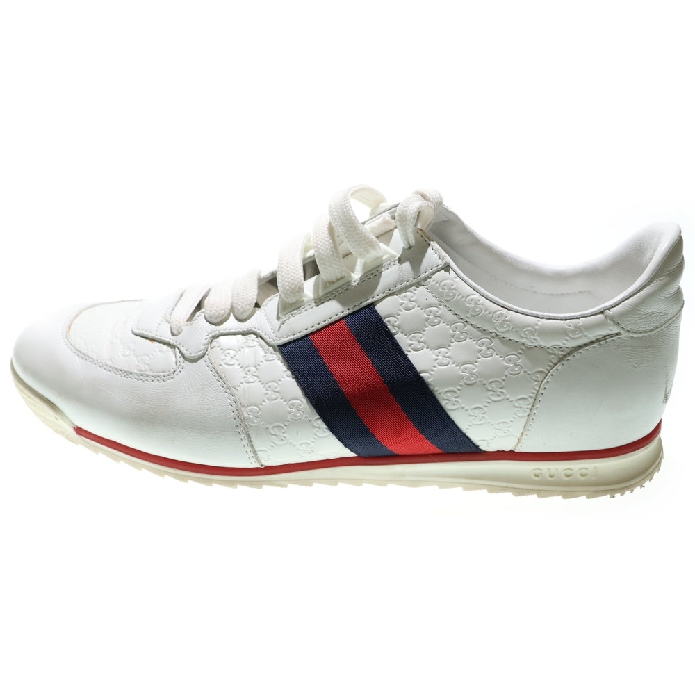 GUCCI(グッチ) マイクログッチシマ シェリーライン レザー レース