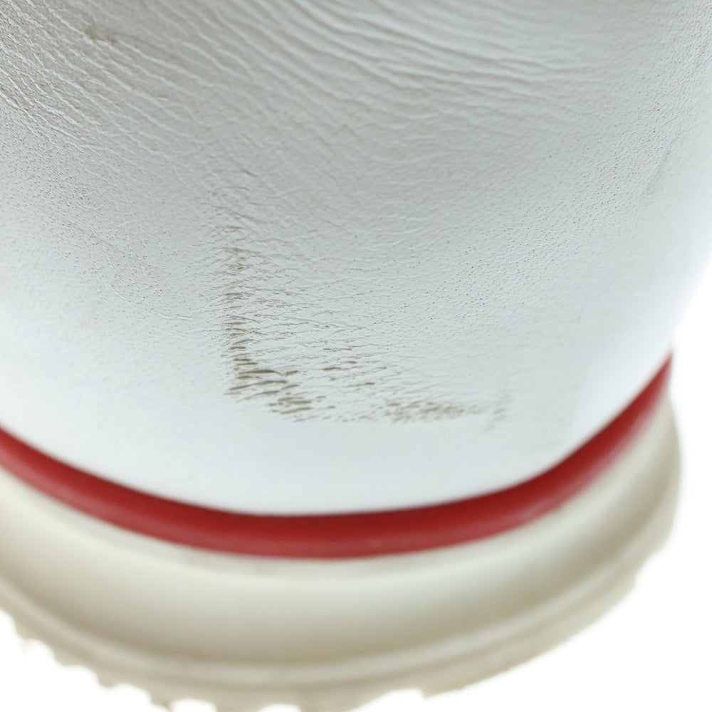 GUCCI(グッチ) マイクログッチシマ シェリーライン レザー レースアップ ローカットシューズ スニーカー ホワイト レディース 233334