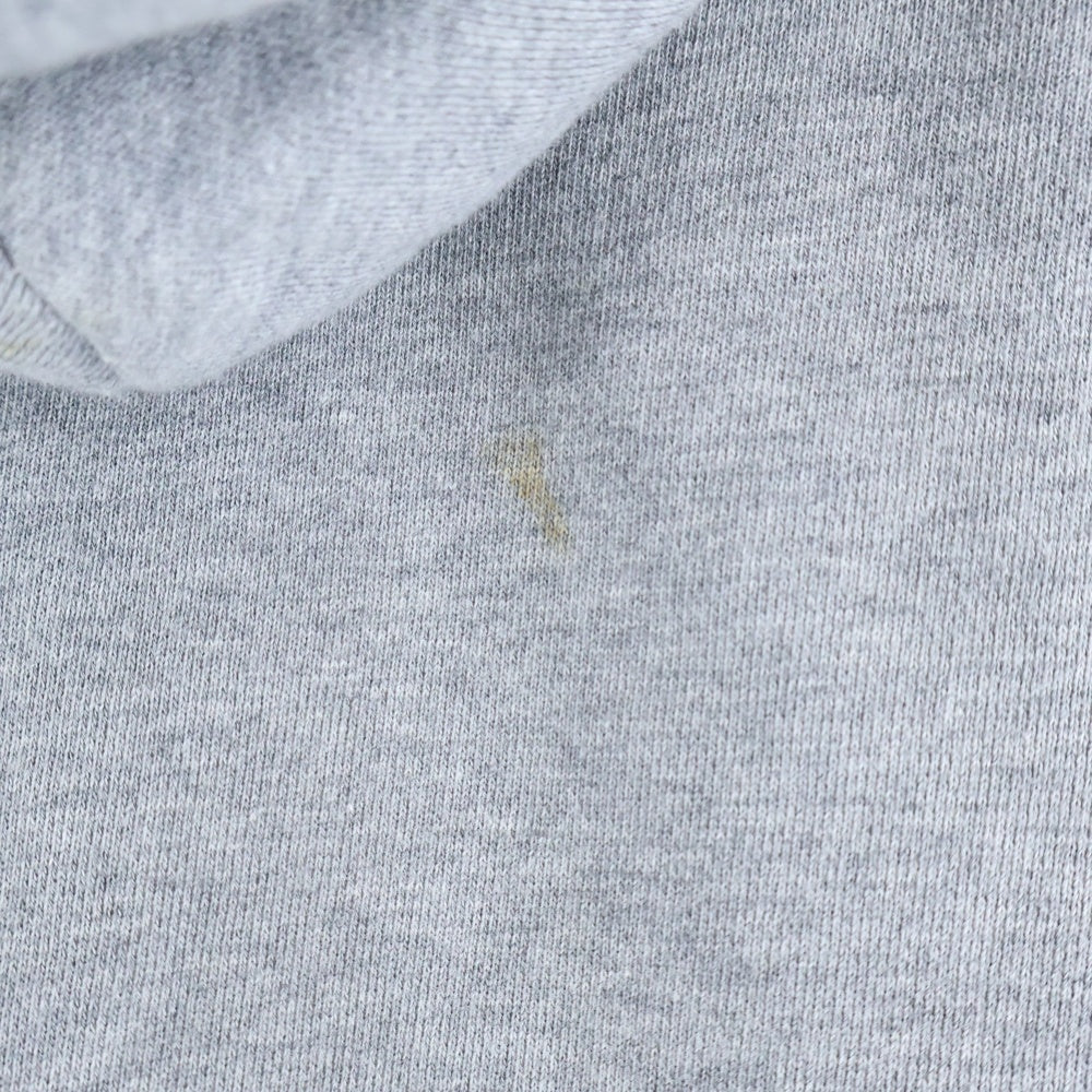 CELINE(セリーヌ) 21AW ルーズフーディー ドローコード ロゴジャガード プルオーバースウェットパーカー グレー 2Y468670Q