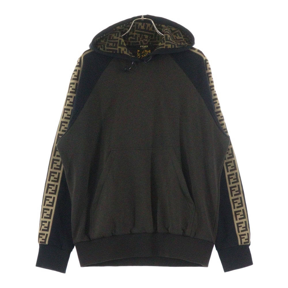 FENDI(フェンディ) ズッカ柄 ライン ラグランスリーブ プルオーバー