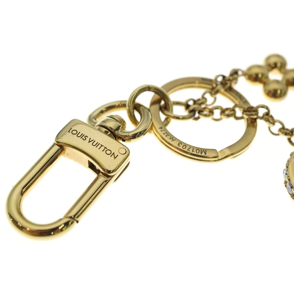 LOUIS VUITTON(ルイヴィトン) キーホルダー・マイLVラブ バッグチャーム キーリング キーホルダー ゴールド GP M01703