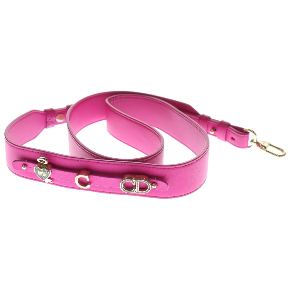 Christian Dior(クリスチャンディオール) レディディオール スモール 2WAY ハンドバッグ ショルダーバッグ ピンク レザー