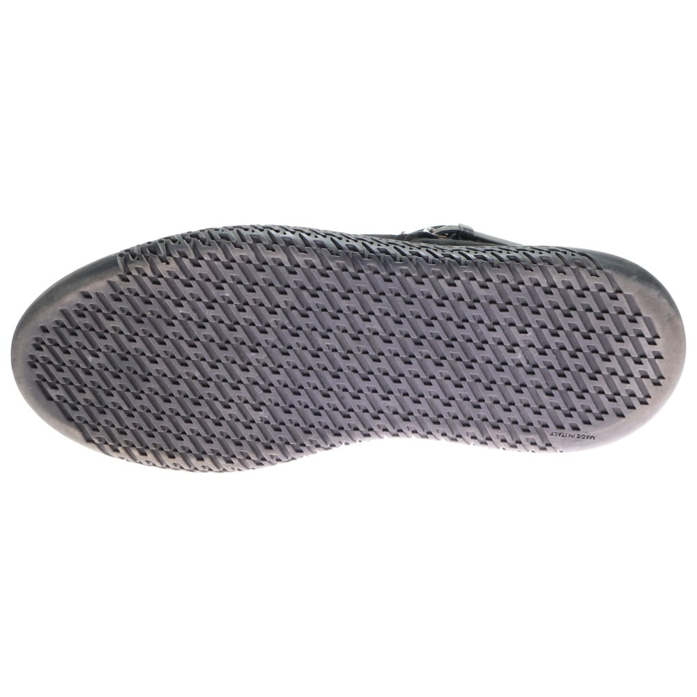 HERMES(エルメス) スエードレザー ベルテッド ハイカットシューズ スニーカー ブラック レディース