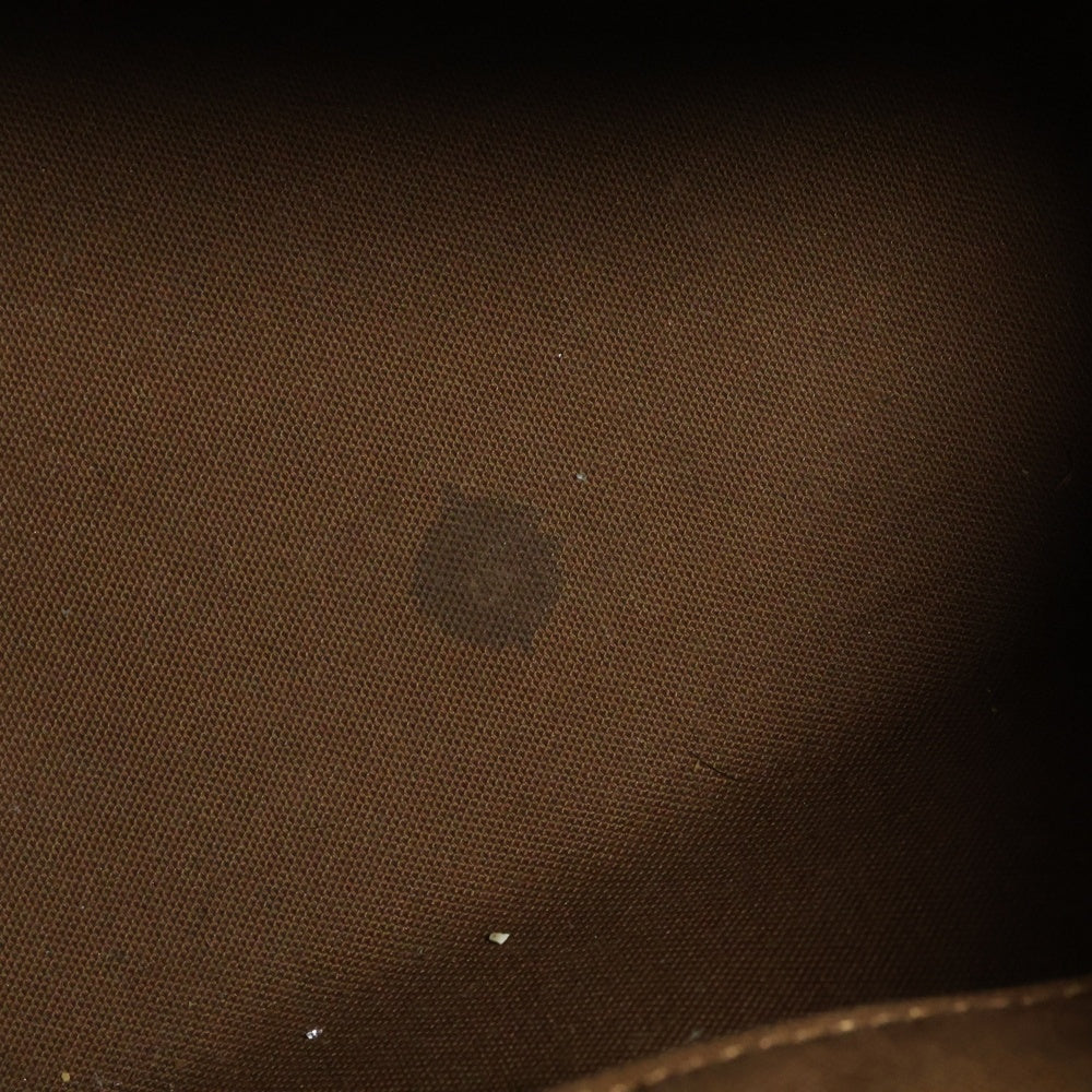 LOUIS VUITTON(ルイヴィトン) モノグラム スピーディ25 ハンドバッグ ミニボストンバッグ ブラウン レザー×PVC M41528 ゴールド金具 レディース