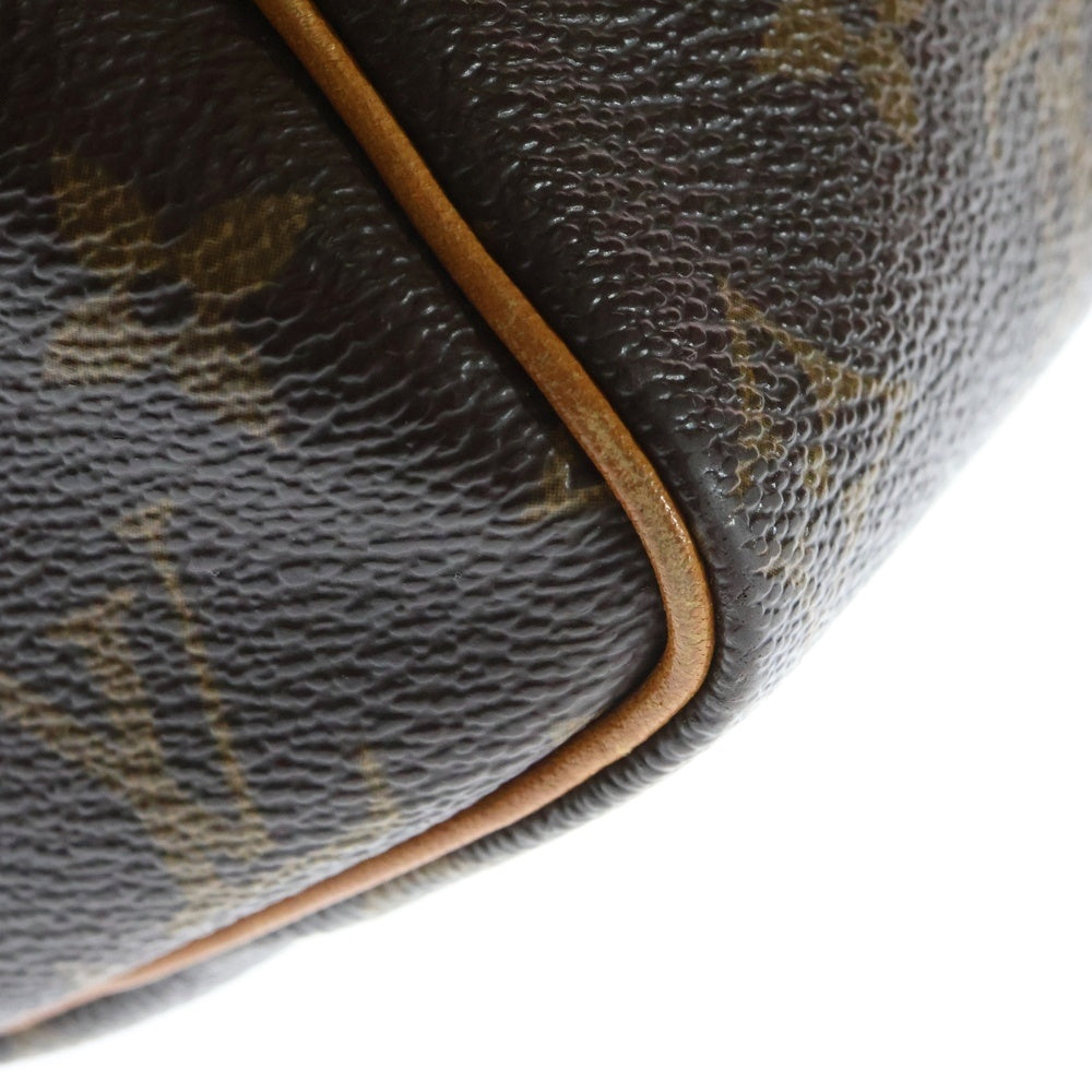 LOUIS VUITTON(ルイヴィトン) モノグラム スピーディ25 ハンドバッグ ミニボストンバッグ ブラウン レザー×PVC M41528 ゴールド金具 レディース