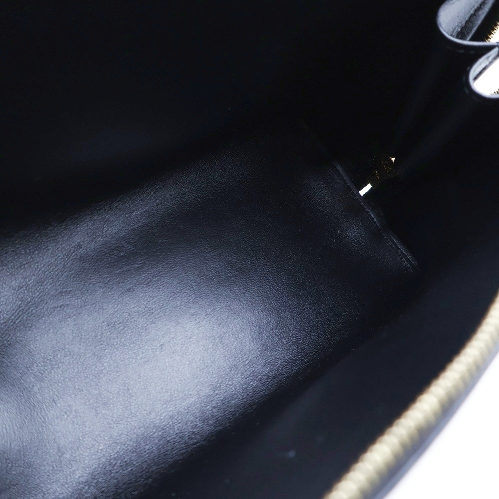 CELINE(セリーヌ) チェーン付きクラッチ キュイル トリオンフ チェーンショルダーバッグ ミニバッグ ブラック 10E383DR8.38NO ゴールド金具 レディース