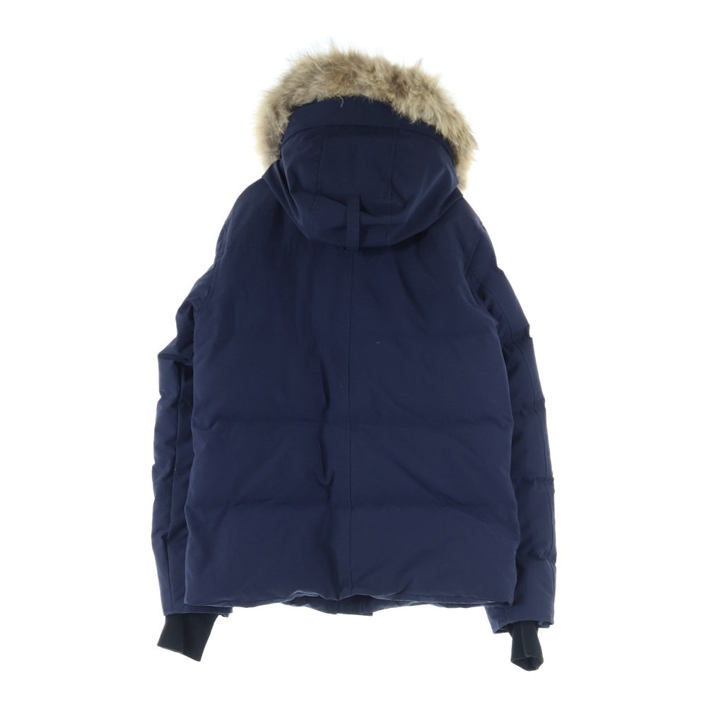 CANADA GOOSE(カナダグース) WYNDHAM PARKA ウィンダム パーカー ワッペンロゴ ジップアップ ダウンジャケット ネイビー 3808MA