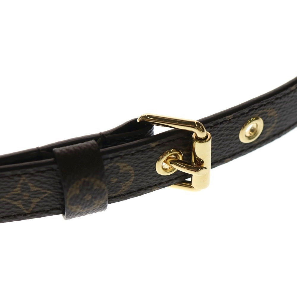 LOUIS VUITTON(ルイヴィトン) ショルダーストラップ モノグラム ブラウン PVC J14102 ゴールド金具 レディース