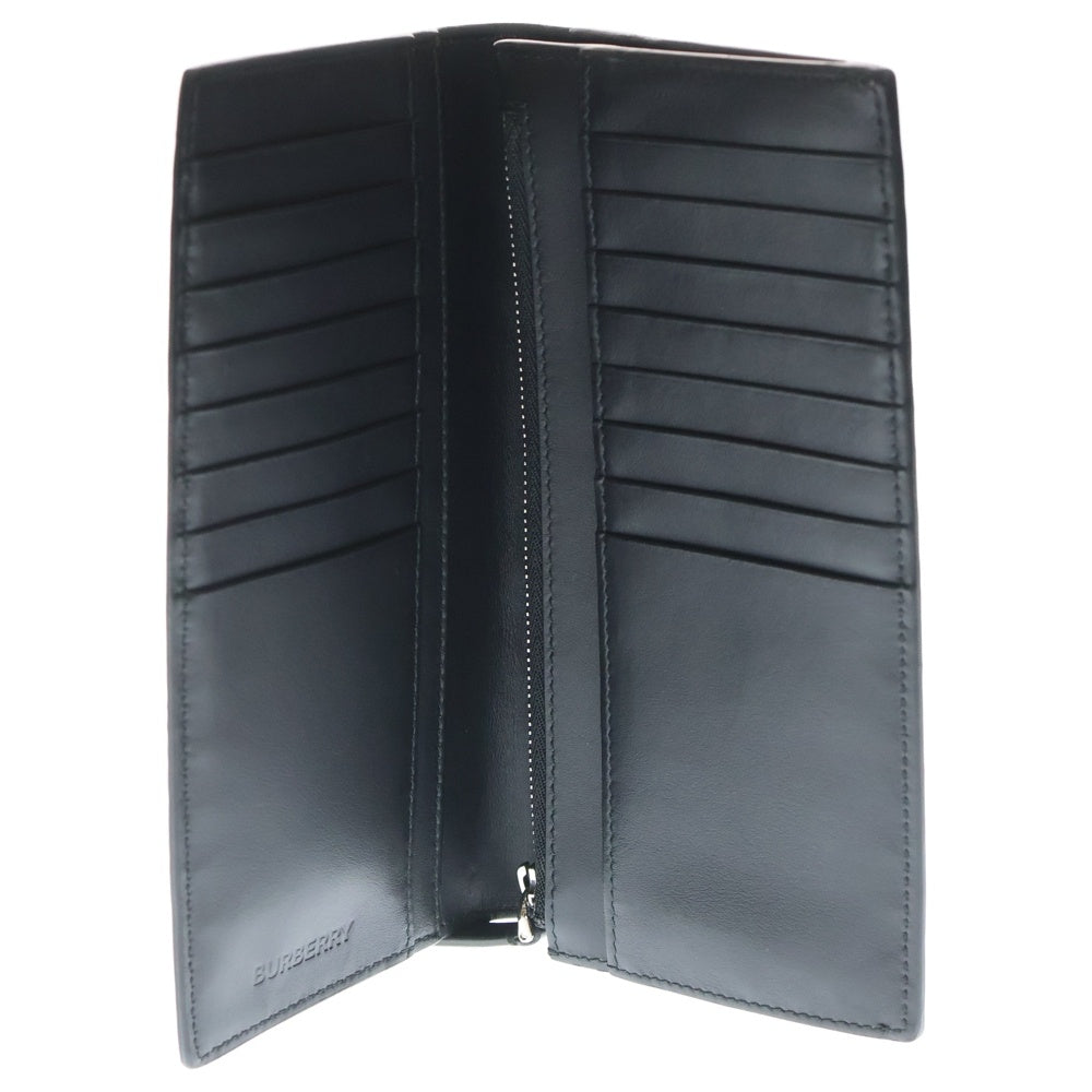 BURBERRY(バーバリー) ノバチェック 二つ折り長財布 PVCレザー ウォレット