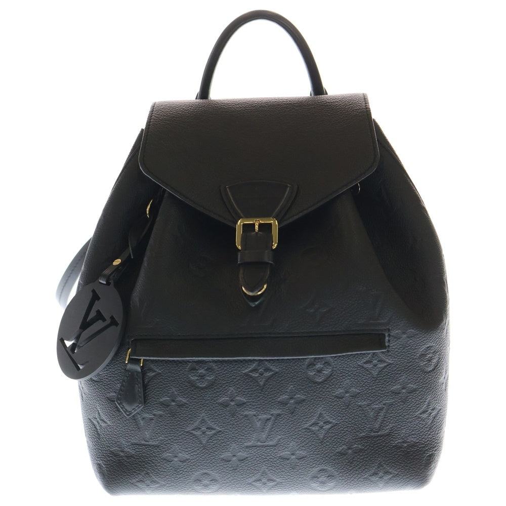LOUIS VUITTON(ルイヴィトン) モノグラム アンプラント モンスリPM ブラック レザー バックパック リュック RFID M45205 レディース