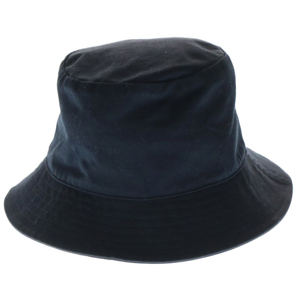 CELINE(セリーヌ) スタッズロゴ バケットハット 帽子 ブラック コットン L 2AUO7968P レディース