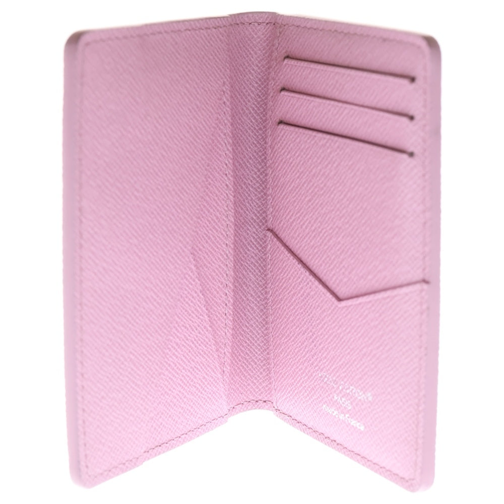 LOUIS VUITTON(ルイヴィトン) カードケース オーガナイザー・ドゥ ポッシュ カードケース 名刺繍れ ピンク PVC M26800 レディース