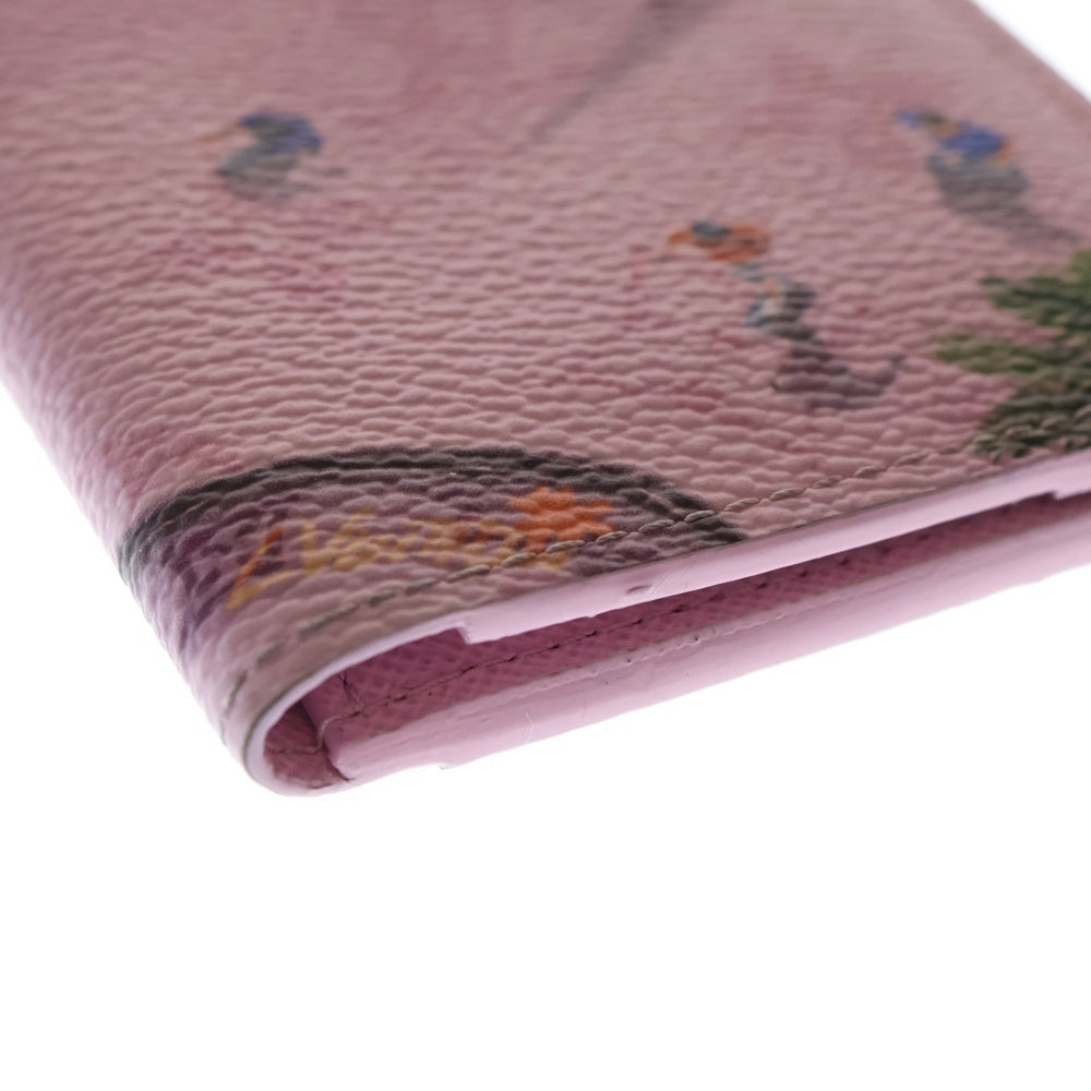 LOUIS VUITTON(ルイヴィトン) カードケース オーガナイザー・ドゥ ポッシュ カードケース 名刺繍れ ピンク PVC M26800 レディース