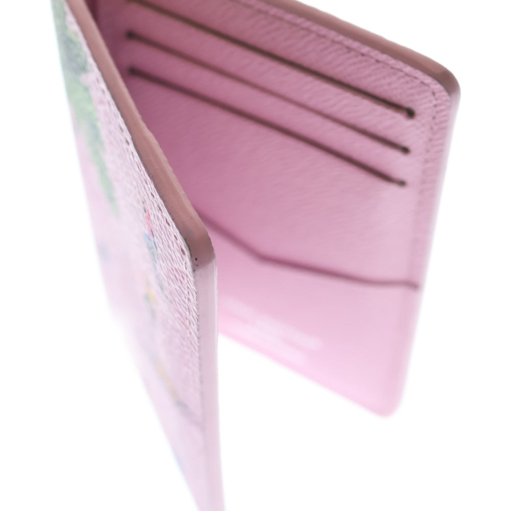 LOUIS VUITTON(ルイヴィトン) カードケース オーガナイザー・ドゥ ポッシュ カードケース 名刺繍れ ピンク PVC M26800 レディース