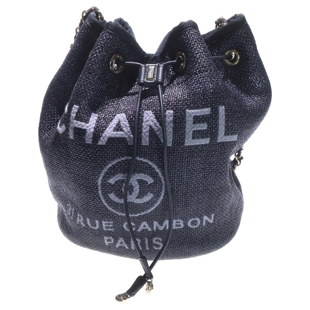 CHANEL(シャネル) ドーヴィル 巾着型 ショルダーバッグ ハンドバッグ