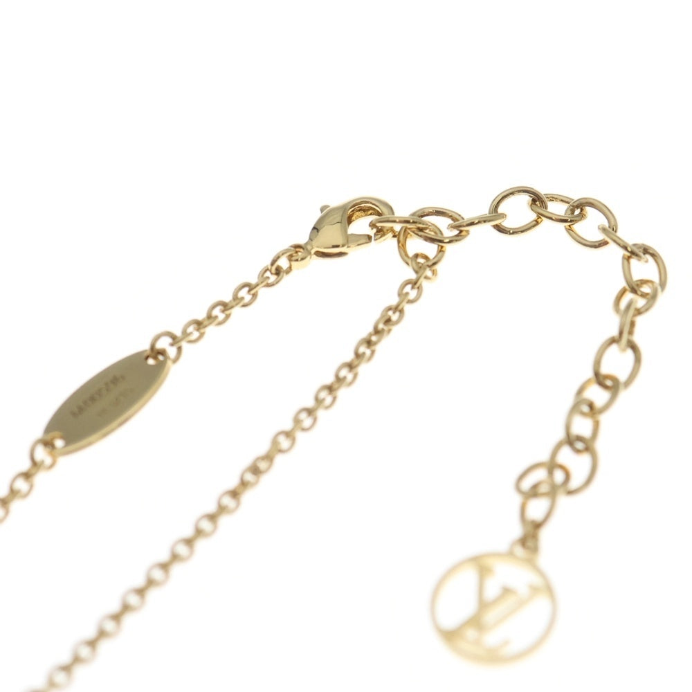 LOUIS VUITTON(ルイヴィトン) モノグラム コリエ LVアイコニック GP ネックレス ペンダント チェーン ゴールド M00596