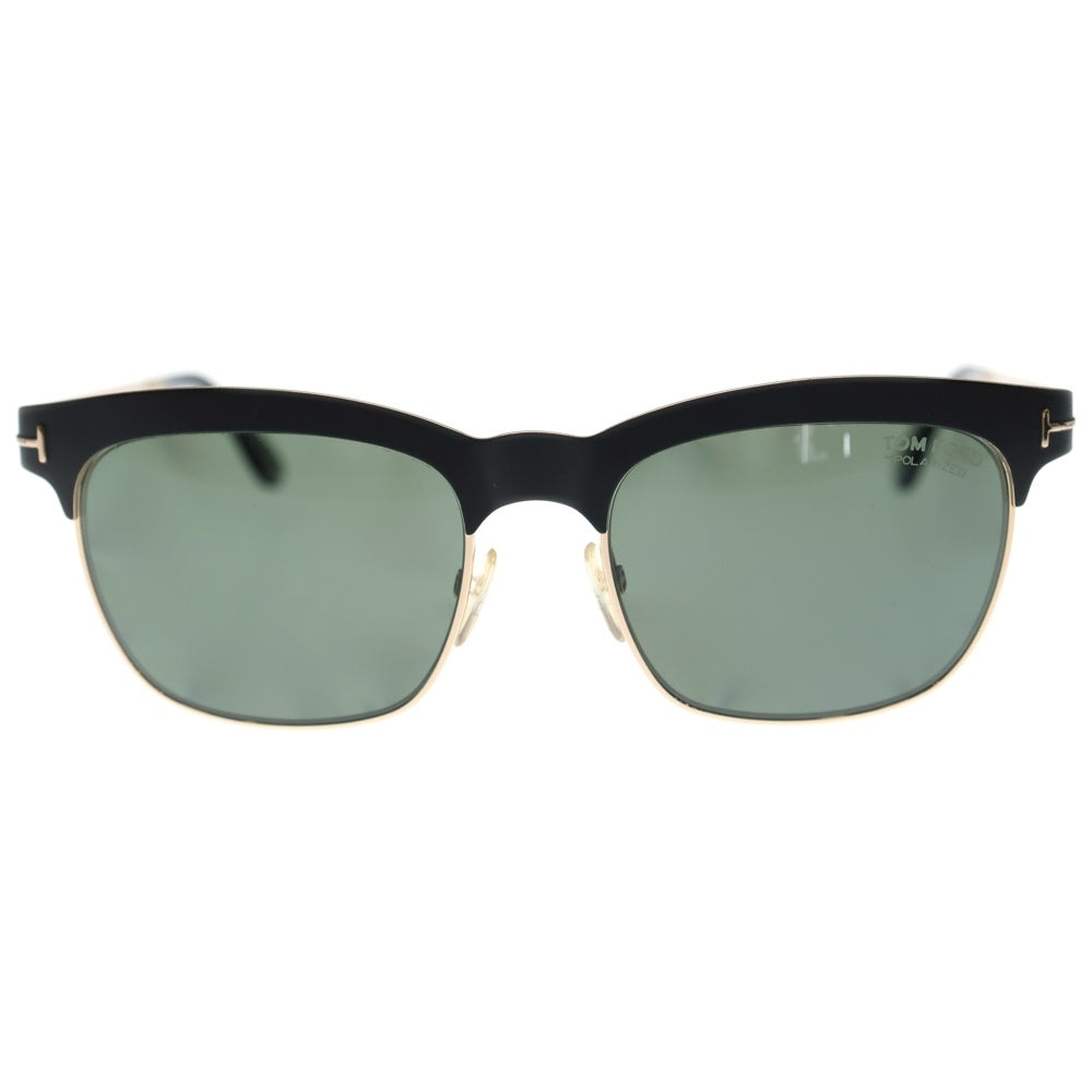 TOM FORD(トムフォード) Elena トップリム サングラス 眼鏡 メガネ アイウェア ブラック/ゴールド TF437