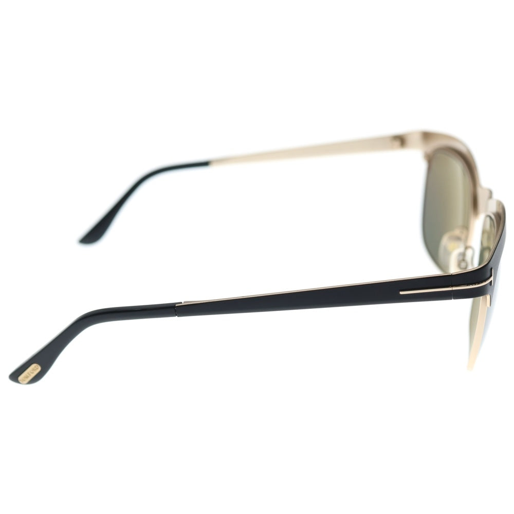 TOM FORD(トムフォード) Elena トップリム サングラス 眼鏡 メガネ アイウェア ブラック/ゴールド TF437