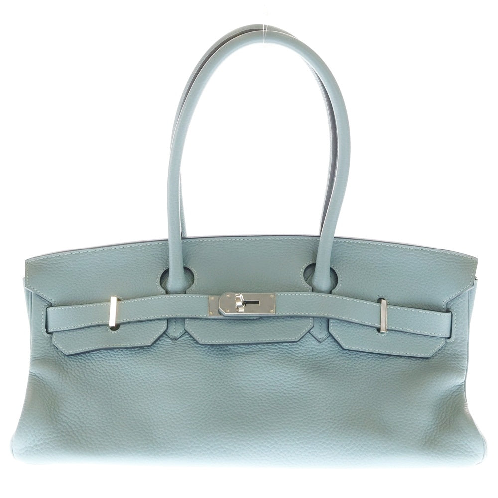 HERMES(エルメス) ショルダーバーキン ブルージーン トリヨンクレマンス ハンドバッグ ワンショルダーバッグ □M刻印 レディース