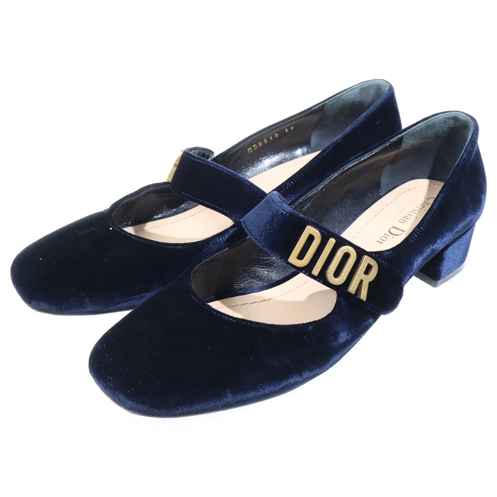 Christian Dior(クリスチャンディオール) BABY-D ベビーD パンプス シューズ ネイビー レディース MD0518