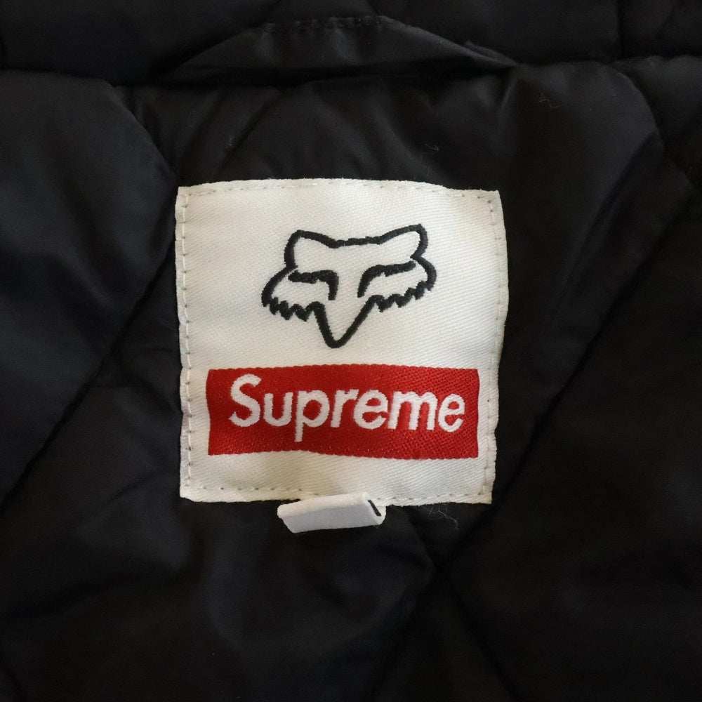 SUPREME(シュプリーム) ×Honda Fox racing puffy jacket ホンダ フォックスレーシング パフィージャケット ブラック