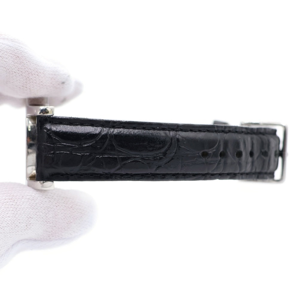 BVLGARI(ブルガリ) ソロテンポ 白文字盤 SS×レザー/QZ ステンレス クォーツ 電池式 腕時計 ST35S レディース