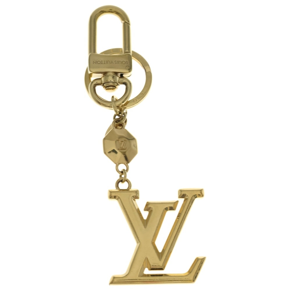 LOUIS VUITTON(ルイヴィトン) ルトクレ LVファセットチャーム ゴールド GP M65216 キーリング キーホルダー レディース