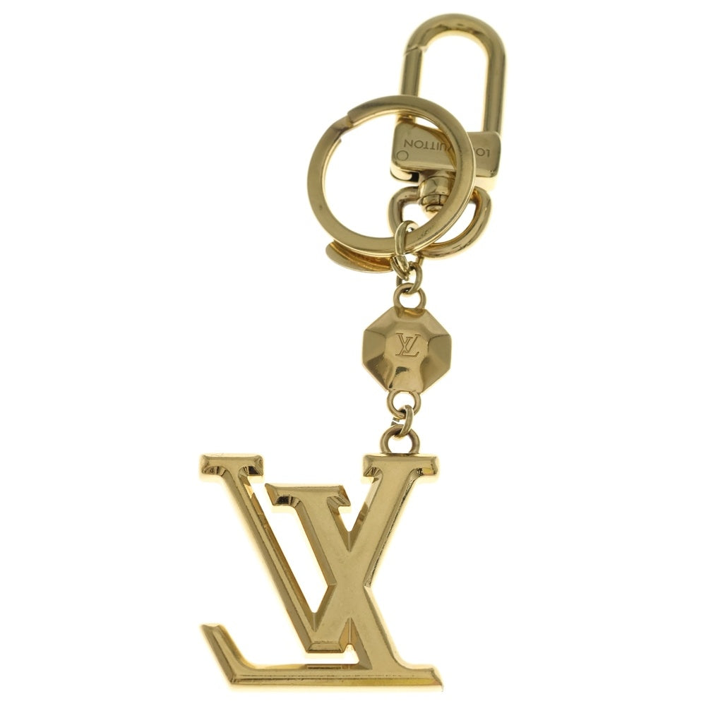 LOUIS VUITTON(ルイヴィトン) ルトクレ LVファセットチャーム ゴールド GP M65216 キーリング キーホルダー レディース