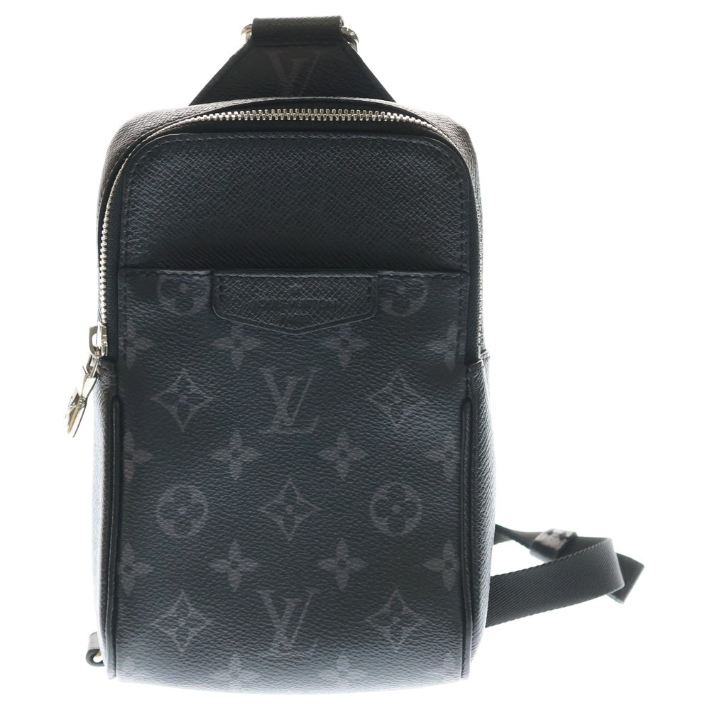 LOUIS VUITTON(ルイヴィトン) モノグラム エクリプス サックプラ アウトドア スリングバッグ ブラック PVCレザー RFID M30741 レディース
