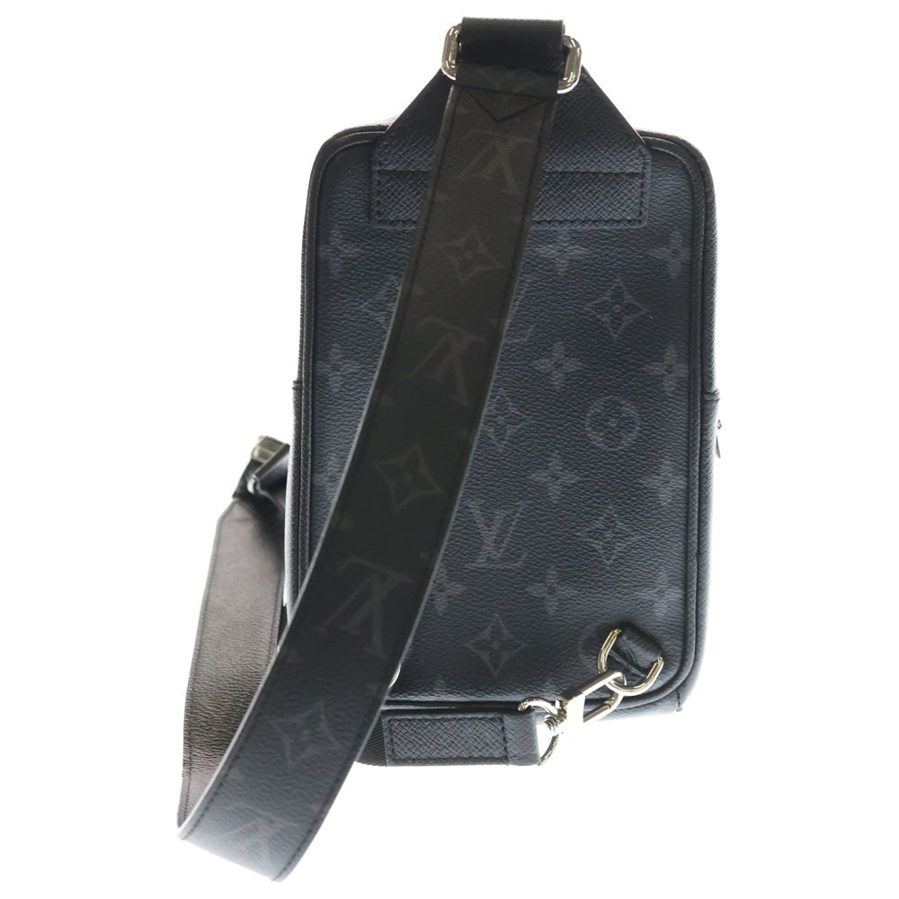 LOUIS VUITTON(ルイヴィトン) モノグラム エクリプス サックプラ アウトドア スリングバッグ ブラック PVCレザー RFID M30741 レディース