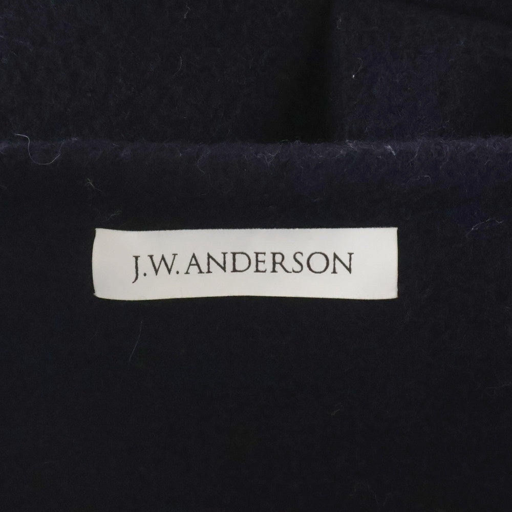 J.W.ANDERSON(ジェー ダブリュー アンダーソン) カシミヤ混 ウール ガウン ロングコート パープル CO03WP17 レディース