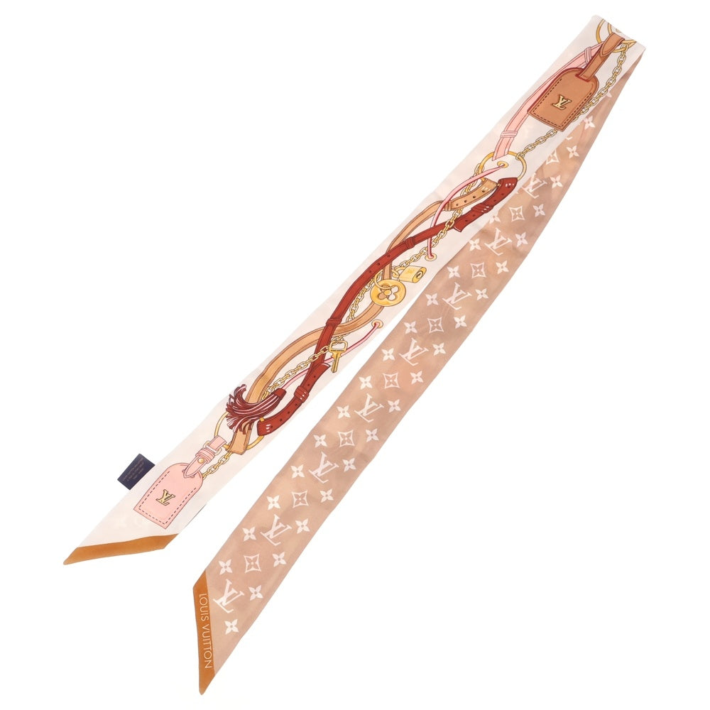 LOUIS VUITTON(ルイヴィトン) バンドーBB フラワーアンドストラップス ベージュ シルクスカーフ M97463 レディース