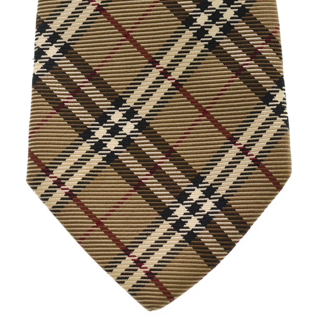 BURBERRY LONDON(バーバリーロンドン) ノヴァ チェック ネクタイ ベージュ シルク