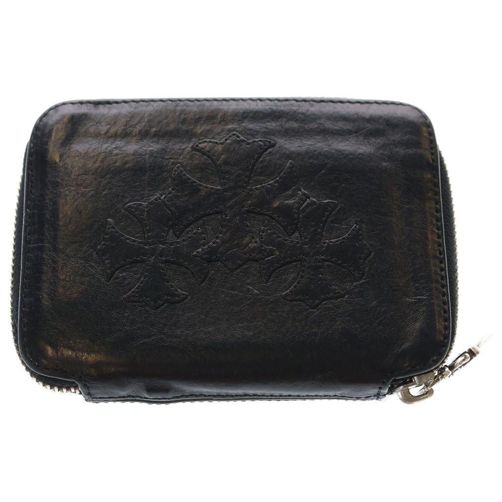 CHROME HEARTS(クロムハーツ) BABY BANK ROBBER ベイビー バンクローバーコインパース付き レザーウォレット 財布 ブラック