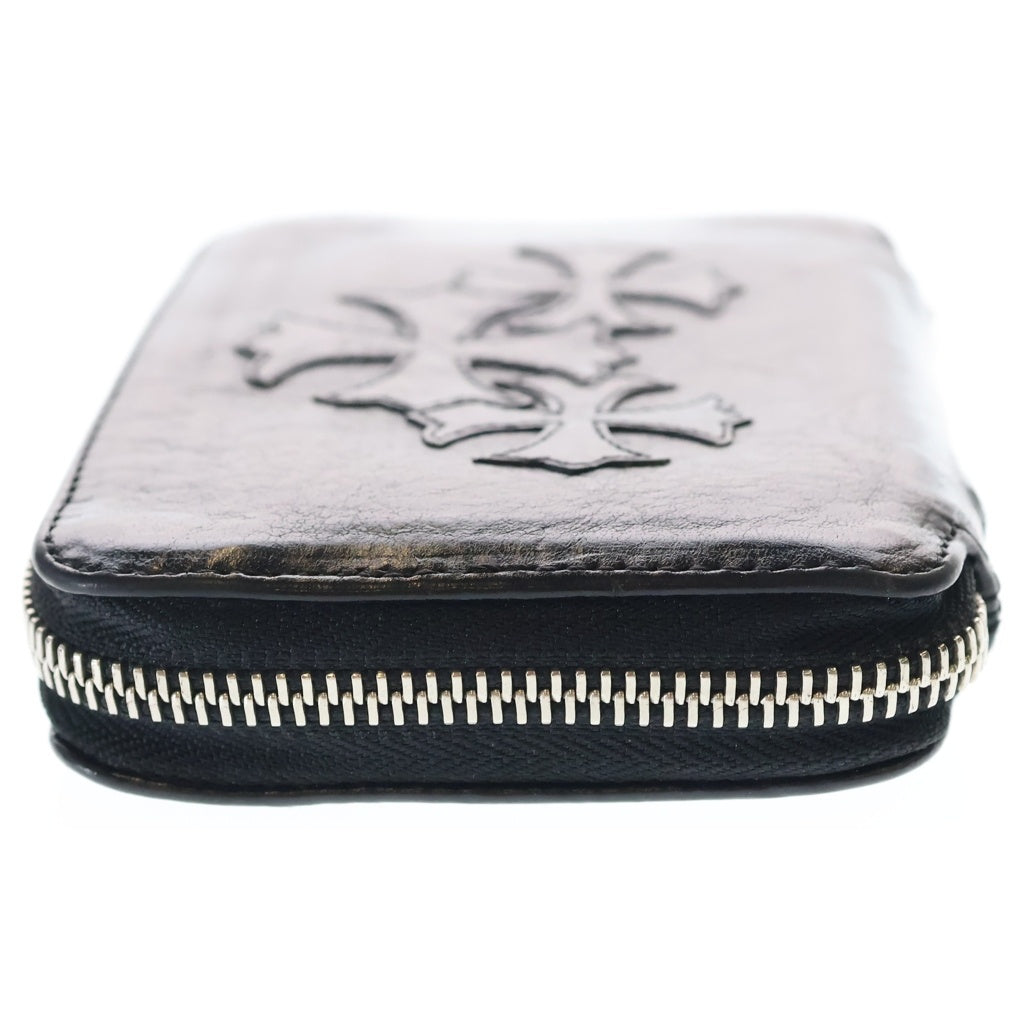 CHROME HEARTS(クロムハーツ) BABY BANK ROBBER ベイビー バンクローバーコインパース付き レザーウォレット 財布 ブラック