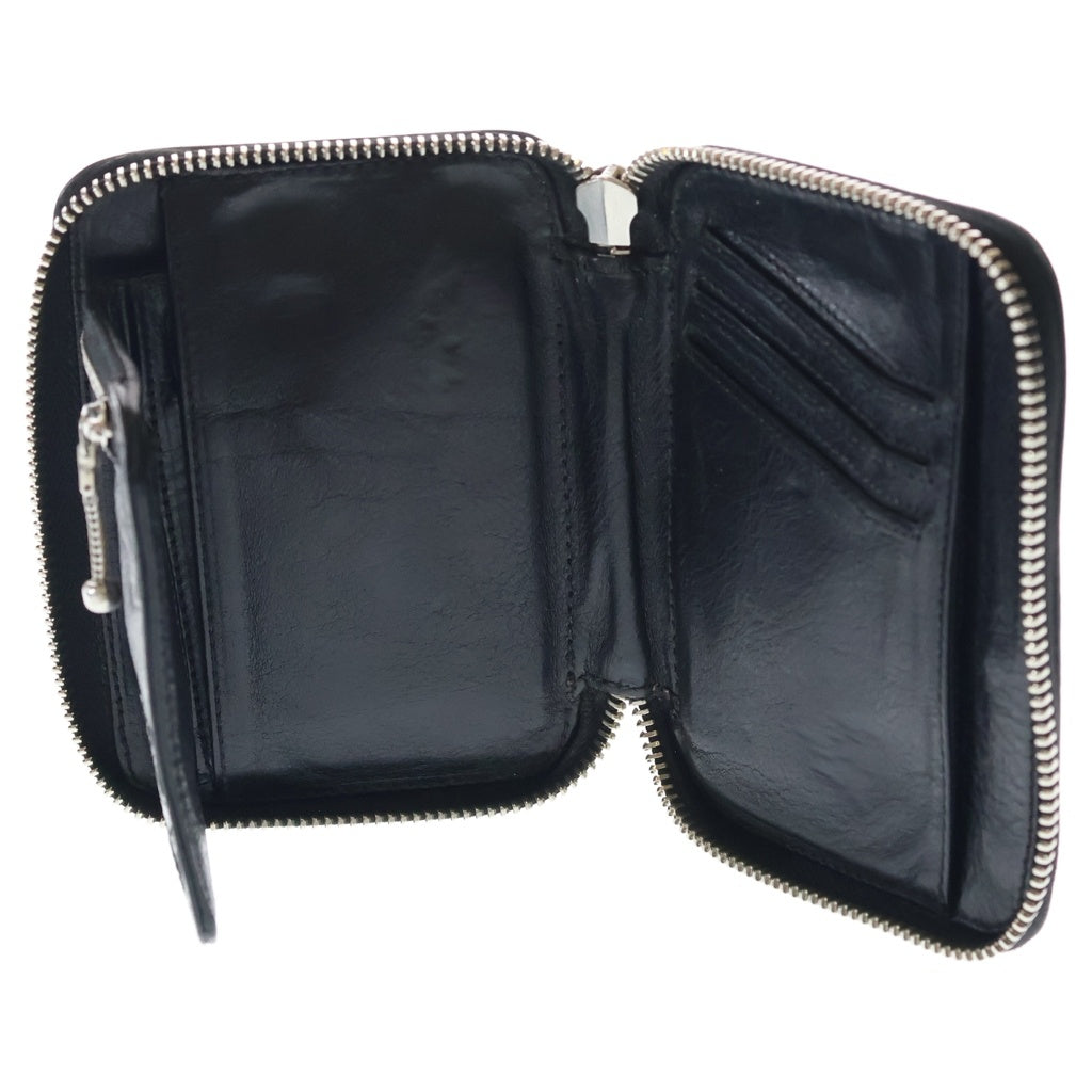 CHROME HEARTS(クロムハーツ) BABY BANK ROBBER ベイビー バンクローバーコインパース付き レザーウォレット 財布 ブラック