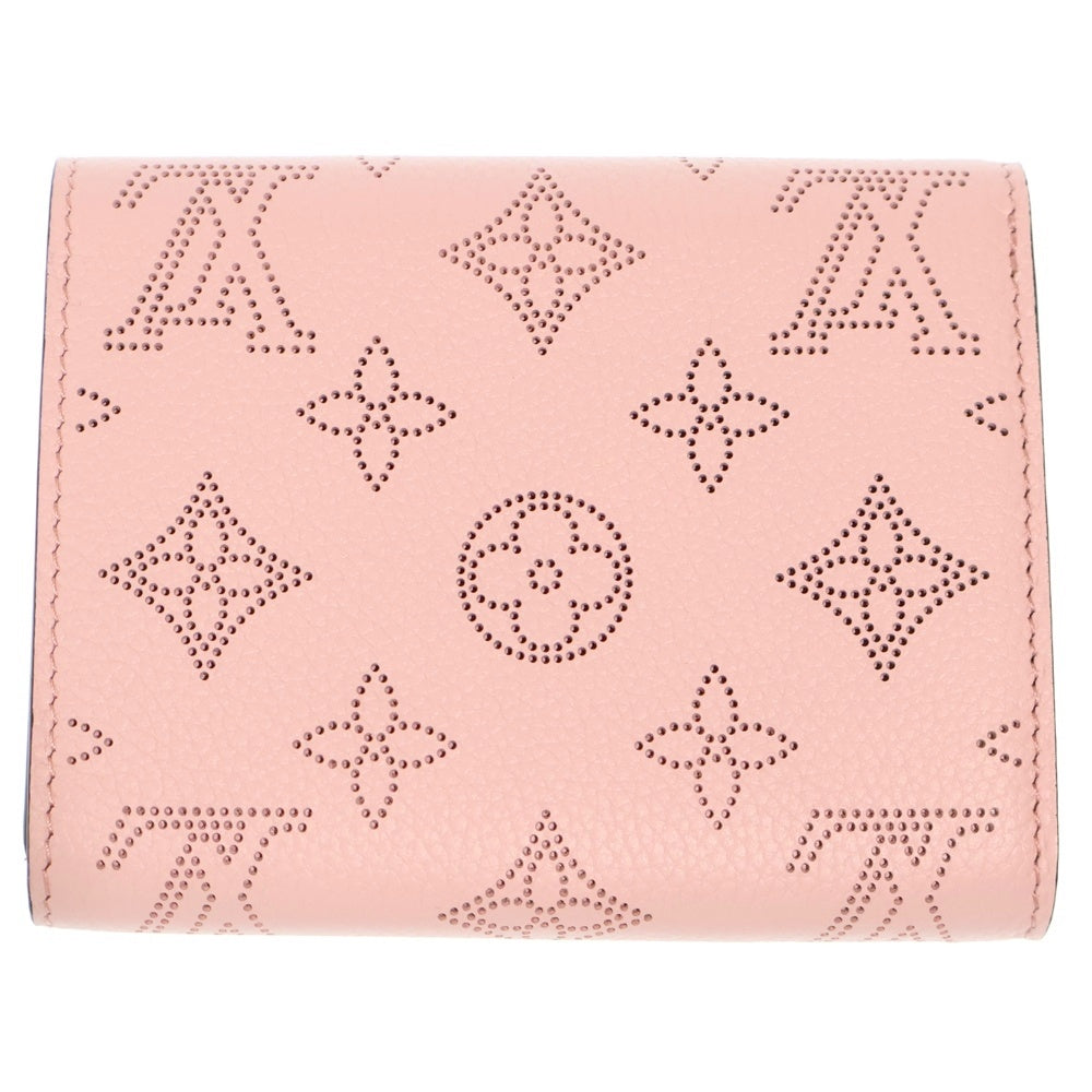 LOUIS VUITTON(ルイヴィトン) ポルトフォイユ・イリス コンパクトウォレット 三つ折り財布 コインケース ジャスミン ピンク レザー M82757 シルバー金具 レディース