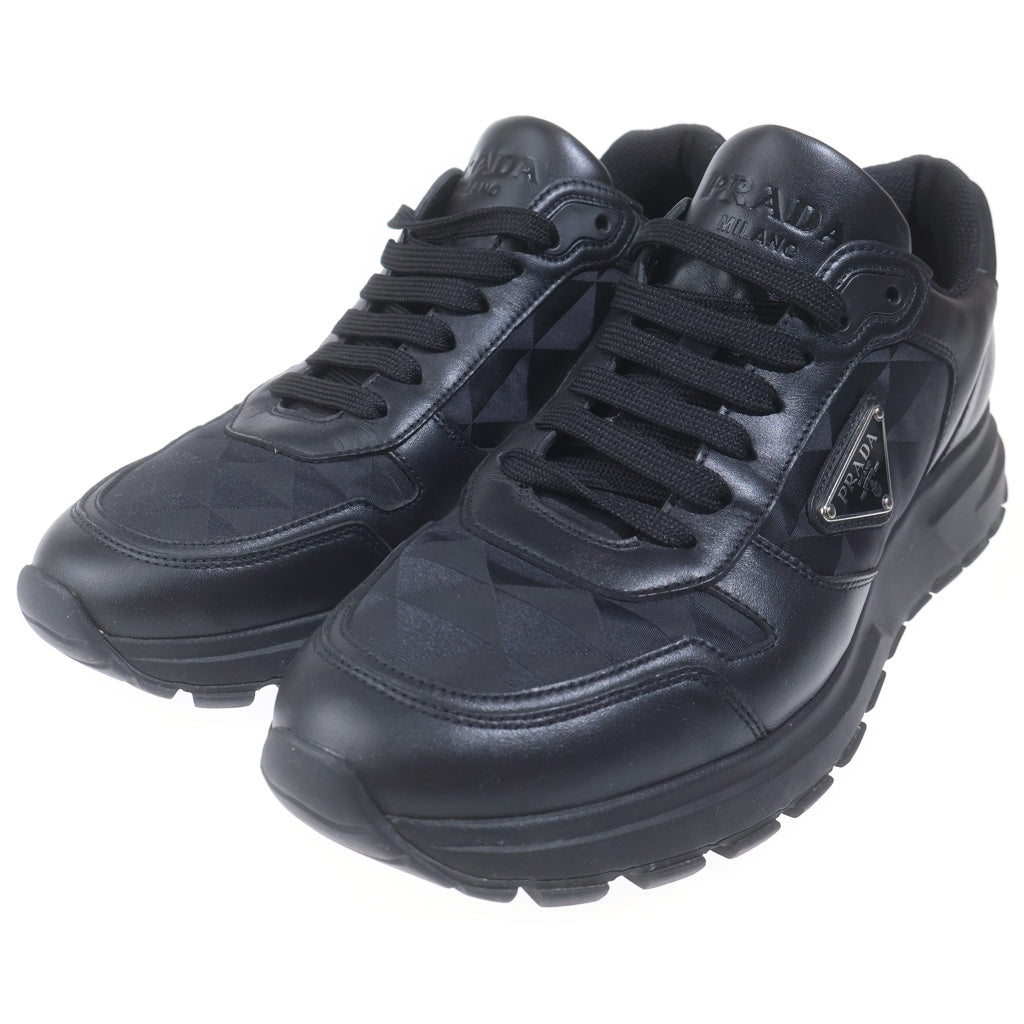PRADA(プラダ) Re-Nylon リナイロン ロゴプレート ローカットシューズ スニーカー ブラック 2EE390