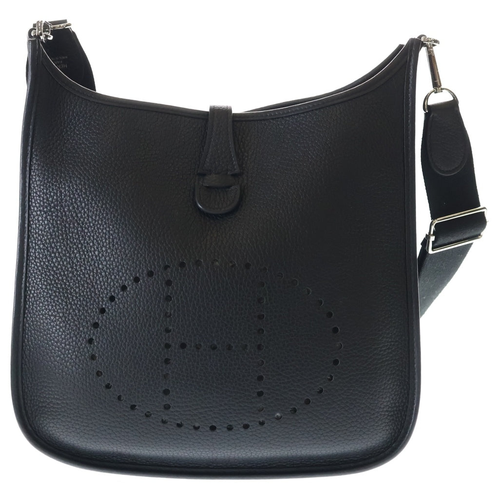 HERMES(エルメス) エブリンPM ショルダーバッグ ブラック エプソン B刻印 シルバー金具