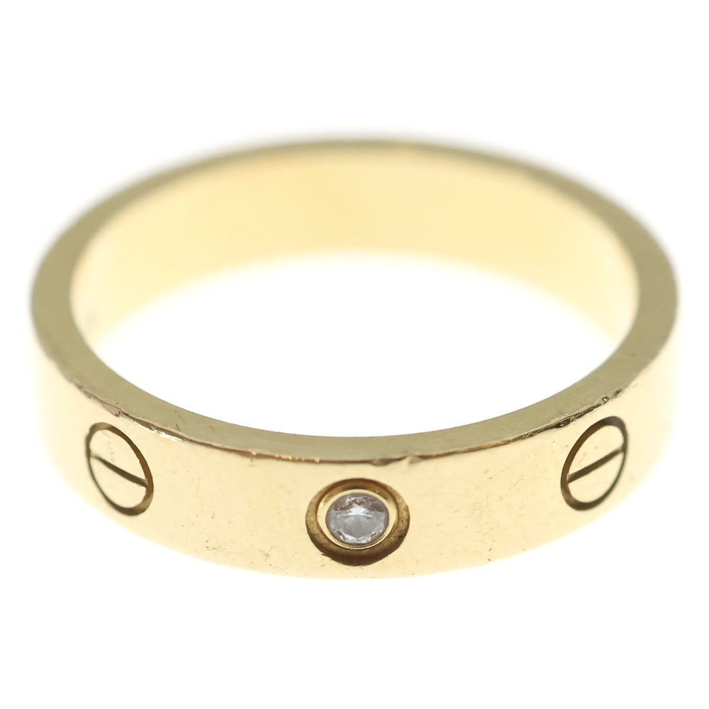 Cartier(カルティエ) ミニラブリング 1PD ダイヤモンド Au750 K18YG #51 リング 指輪 イエローゴールド レディース