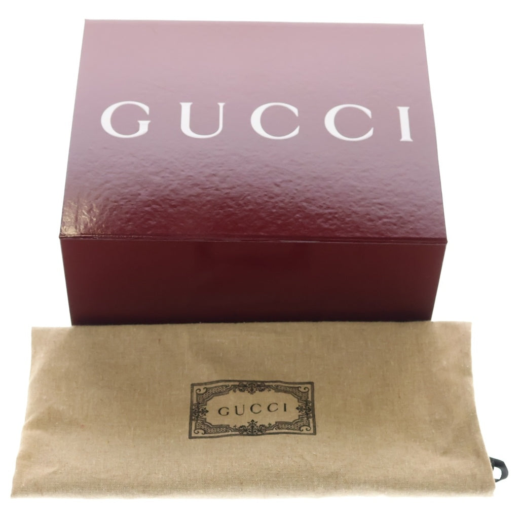 GUCCI(グッチ) ロゴプリント キャンバス ベースボール キャップ 帽子 アイボリー 777373