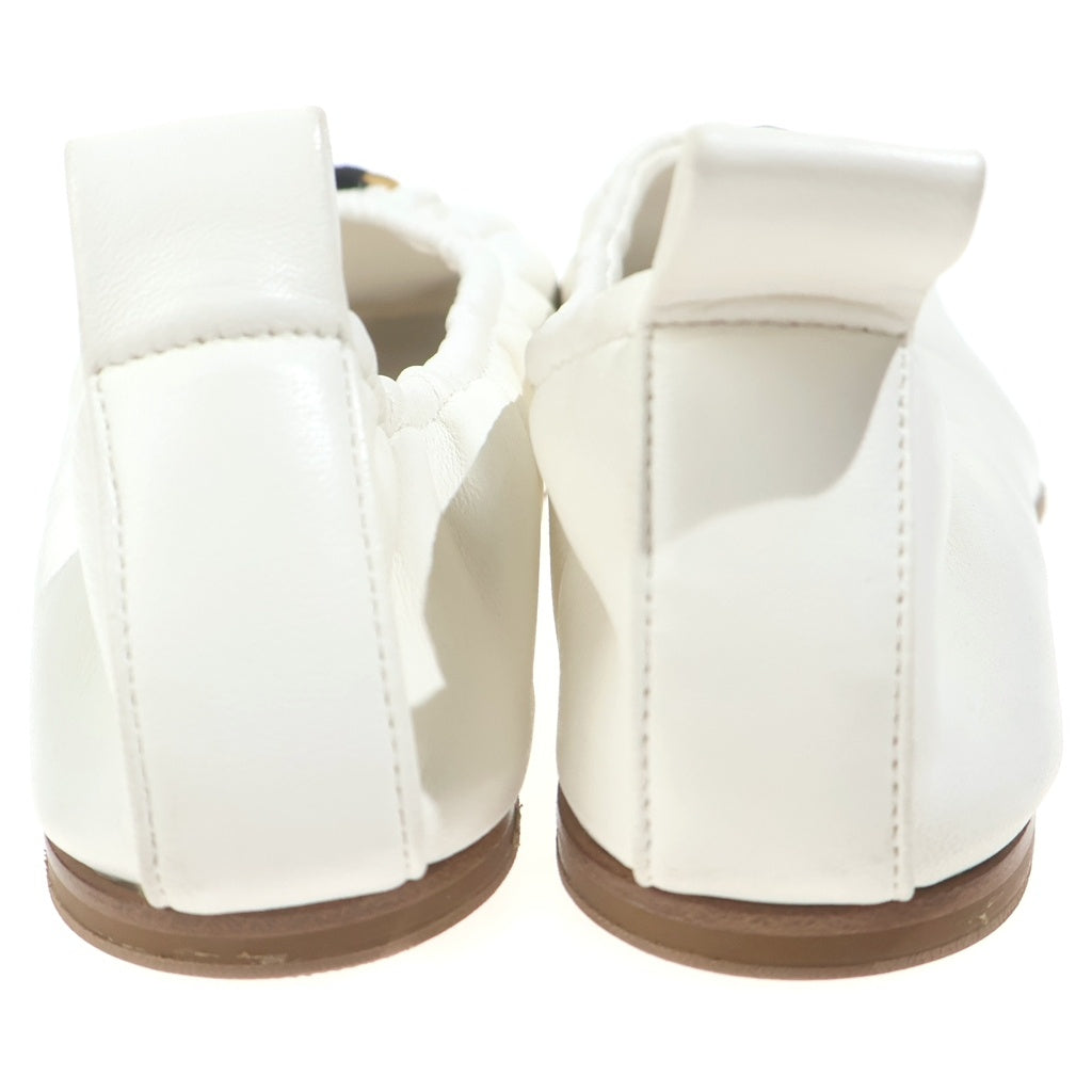 CELINE(セリーヌ) カウベル バレリーナシューズ ホワイト #37 レディース