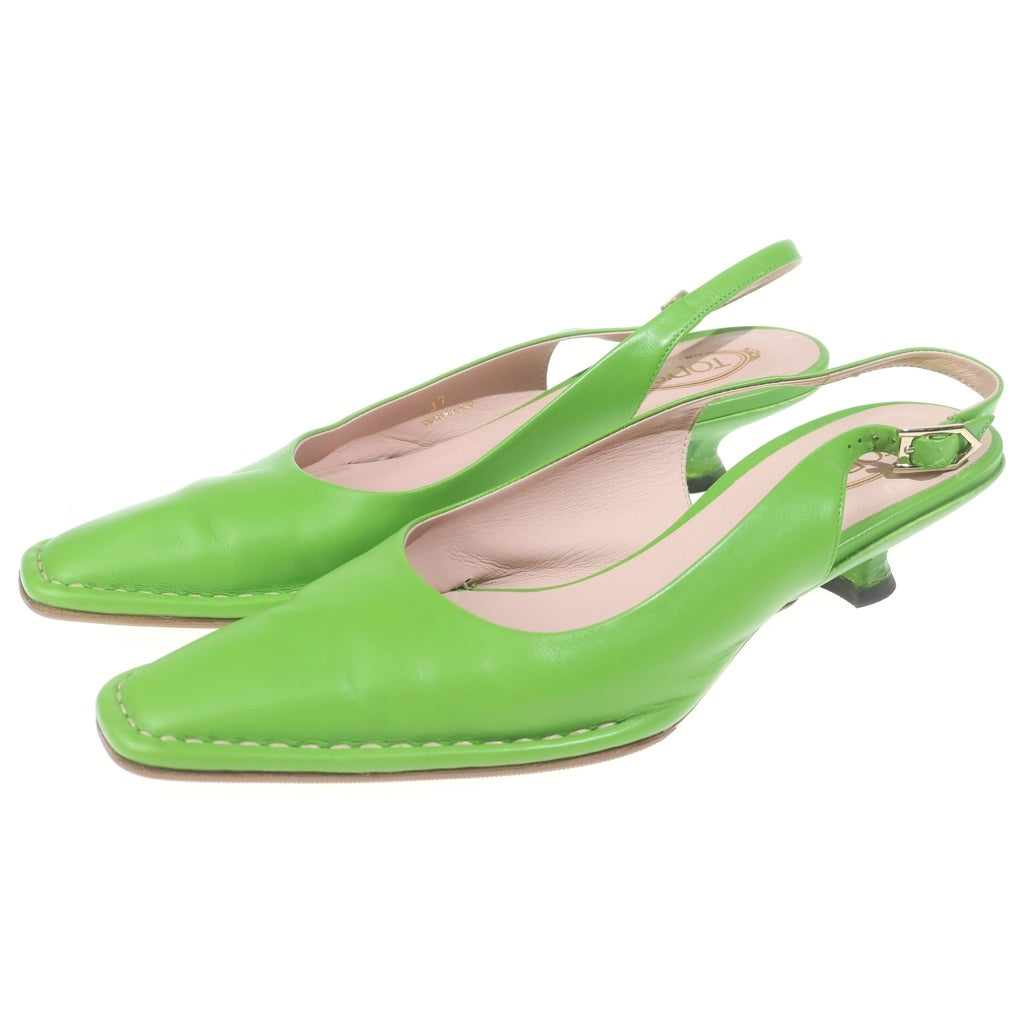 TOD'S(トッズ) パンプス グリーン #37 レディース
