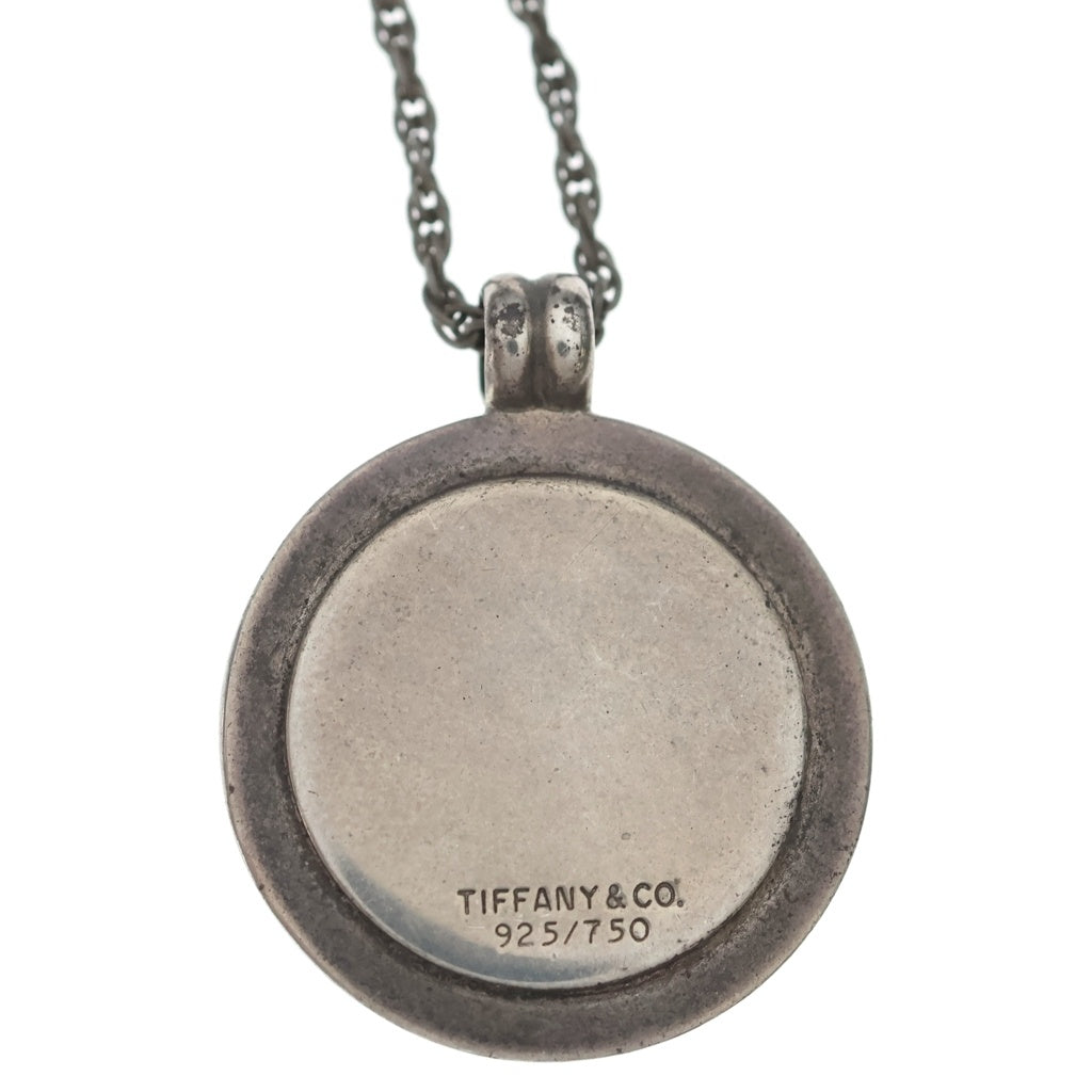 TIFFANY & Co.(ティファニー) 925/750 コインネックレス ペンダント チェーン シルバー×ゴールド レディース