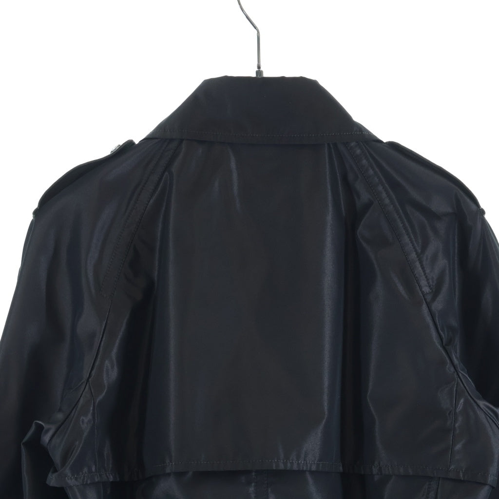 DOLCE & GABBANA(ドルチェアンドガッバーナ) ダブルブレスト トレンチコート ブラック F0759T レディース