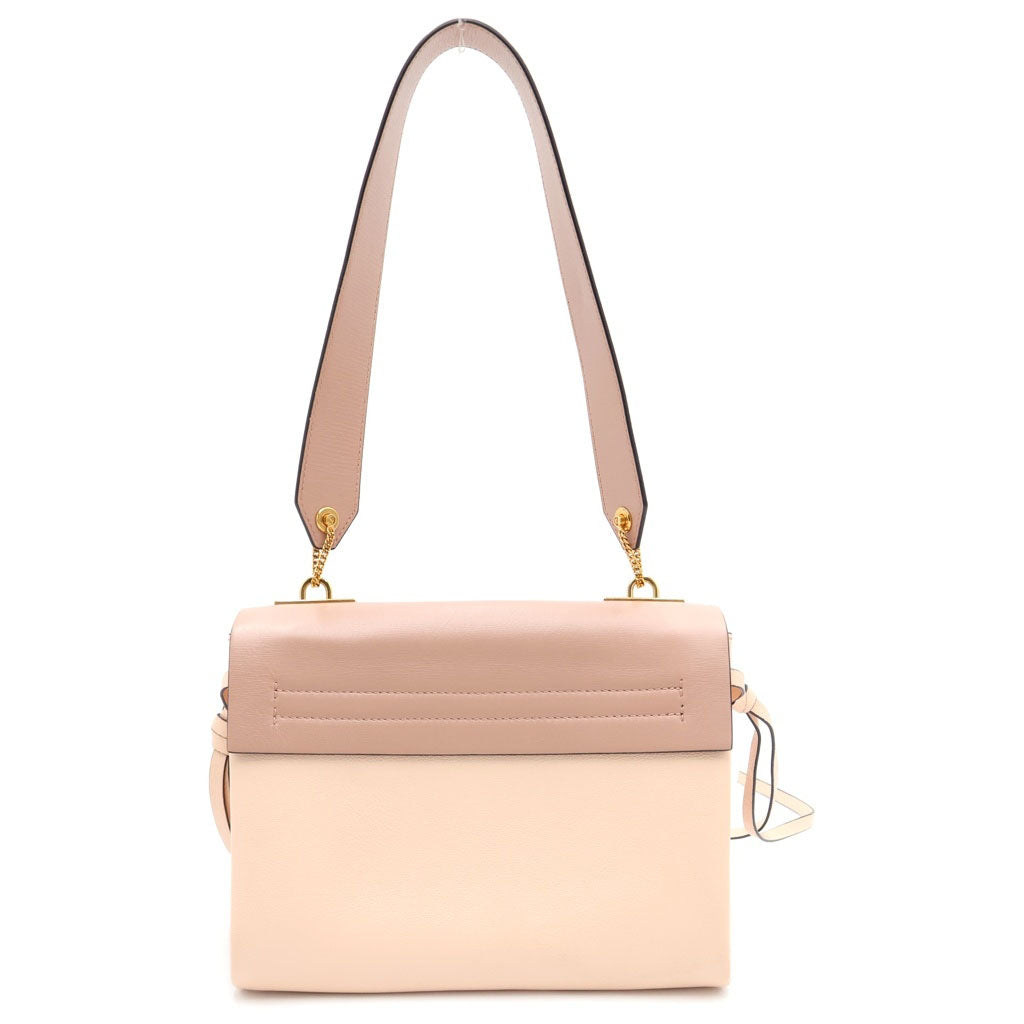VALENTINO(ヴァレンティノ) Vスリング レザー ワンショルダーバッグ ベージュ レディース