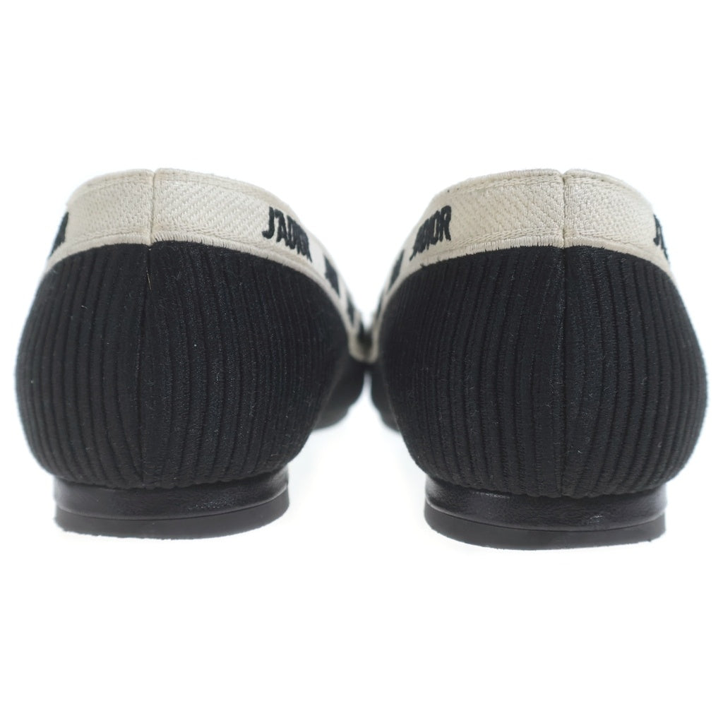Christian Dior(クリスチャンディオール) J'ADIOR ロゴ フラットパンプス ブラック #36 KCB486ECF レディース